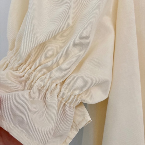 Nikki Chasin Ivory Moire Felix Dress NWT - Picture 4 of 6